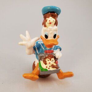 Donald Duck Chip and Dale Hiding Pvc Figure Disney Vintage Applause 2 inch